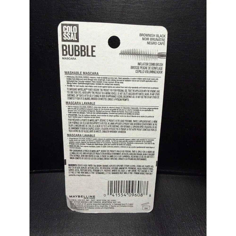 Maybelline Colossal Bubble Mascara 803 Brownish Black